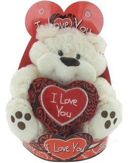 Urso de Pelúcia Grande 'I Love You' (2 uni.)