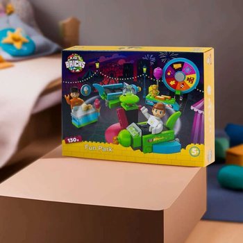 KIDS BRICKS FUN PARK - CONJUNTO DE BLOCOS DE CONSTRU&Ccedil;&Atilde;O - 130 PE&Ccedil;AS (1 un.)