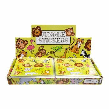 AUTOCOLANTES FUN – MODELO: ANIMAIS DA SELVA (120 un.)