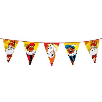 Grinalda de Bandeiras Grande Sinterklaas e Piet 6m (13 un.)