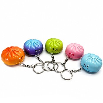 RAGE - PORTA-CHAVES SQUISHY DUMPLINGS - MIX DE CORES - EM EXPOSITOR (24 un.)