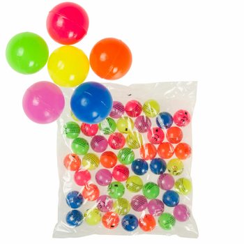 MIX BOLAS SALTITONAS CORES NEON Ø 3,2 cm (50 un)
