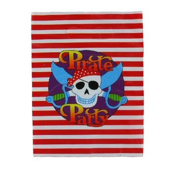 10 Sacos de Aniversário - Pirate Party (6 conjuntos)