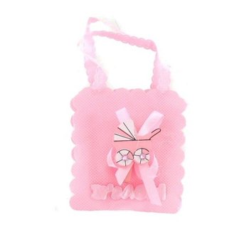 Sacos de Lembrança de Nascimento - Carrinho de Bebé Rosa (12 un.)