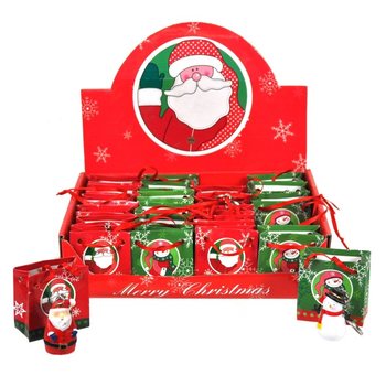 PORTA-CHAVES DE NATAL EM SAQUINHO (23 un.)