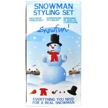 Conjunto de Acess&oacute;rios para Boneco de Neve 6 Pe&ccedil;as (3 un.)