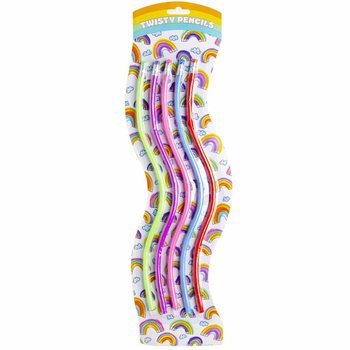 Conjunto de 5 Lápis Flexíveis Twisty XL em Cartão (10 unid.)