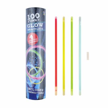 Pulseiras Luminosas Glow - Tubo de 100 Unidades