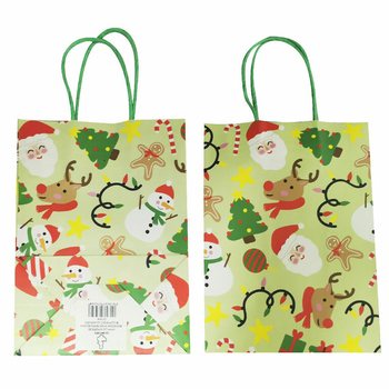 Sacos de Presente de Natal em Papel (12 unidades)