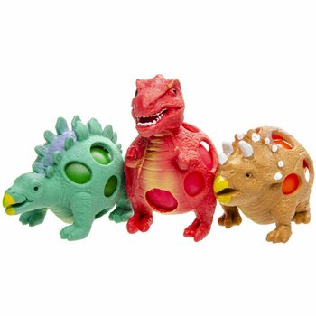 Bola Squishy de Malha Dinossauro - Display (12 un.)