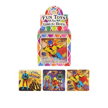 PUZZLE – SUPER-HERÓIS, 13 x 12 Cm. EM EXPOSITOR (108 un.)