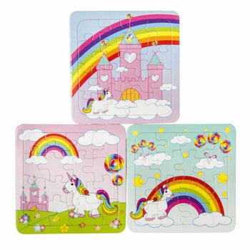 MIX Puzzles de Unicórnio - 14 x 14 cm (50 un.)