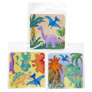 Mix de Puzzles de Dinossauros - 14x14 cm (50 un.)