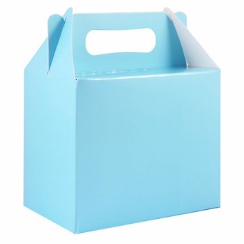 CAIXA DE GULOSEIMAS COR: AZUL CLARO 14x18x10 Cm. (12 un.)