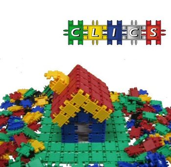 BLOCOS DE CONSTRU&Ccedil;&Atilde;O CLICS (1100 pe&ccedil;as)