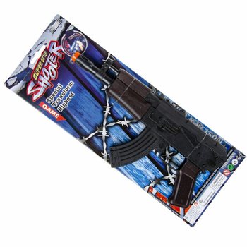 KALASHNIKOV DE BRINQUEDO COM CATRACA (6 un.)