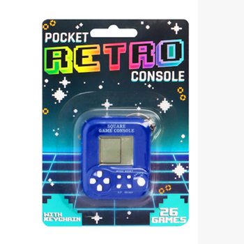 MINI CONSOLA DE JOGOS RETRO COM PORTA-CHAVES - 26 JOGOS (6 un.)