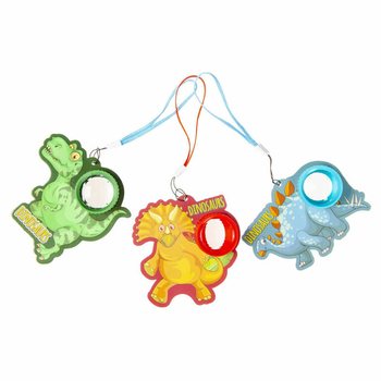 CALEIDOSCÓPIO DE DINOSSAURIO COM CORDÃO - MIX DINOS (24 un.)