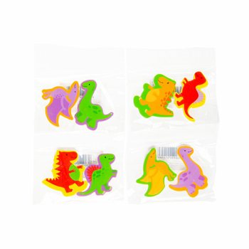 Conjunto de 2 Borrachas DINO em Display (36 un.)