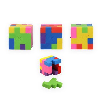 BORRACHA CUBO PUZZLE - EM DISPLAY (120 un.)