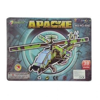 Puzzle 3D Grande – Helicóptero Apache (3 un.)