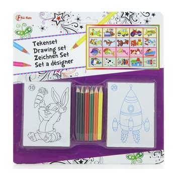 Conjunto de desenho em cartão (11 pcs.)
