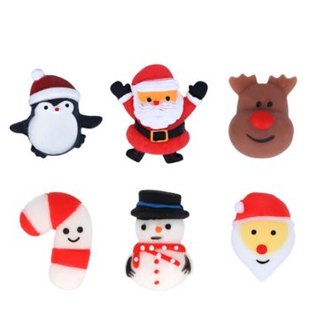 FIGURAS SQUISHY DE NATAL PARA SAQUINHOS SURPRESA (96 un.)