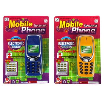 Telemóvel de brinquedo com som em cartão (12 un.)