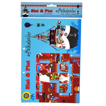 Calend&aacute;rio de Contagem Decrescente de Sinterklaas e Piet - Modelo 2 (9 un.)
