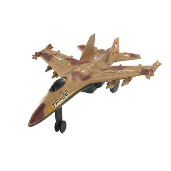 Avião de caça com corda de puxar (12 un.)