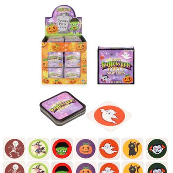 PEQUENOS JOGOS DE MEM&Oacute;RIA - MODELO: HALLOWEEN - EM EXPOSITOR (64 un.)