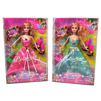 BONECA COM ACESSÓRIOS - PRINCESA DAS FLORES (2 un.)