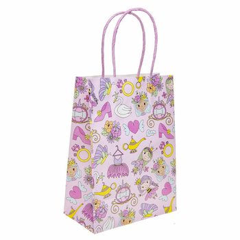 Sacos de Presente de Papel Princesas - 16x9x22 cm (12 unidades)