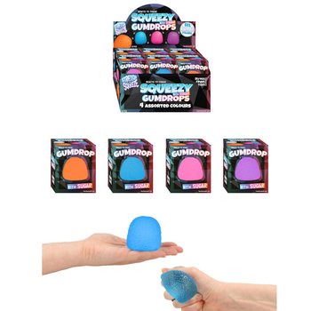 SQUEEZE GUM DROP - COM ENCHIMENTO SUGAR - DISPLAY (12 un.)