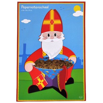 Ta&ccedil;a Grande de Pepernoten S&atilde;o Nicolau 26 x 24 x 33 cm (6 un.)
