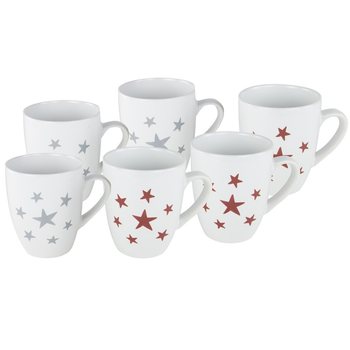Conjunto de 6 Canecas de Natal em Caixa de Presente (2 conj.)