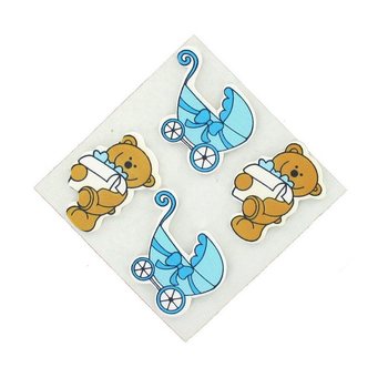 Autocolantes Decorativos - Azul Bebé (Conjunto de 20)