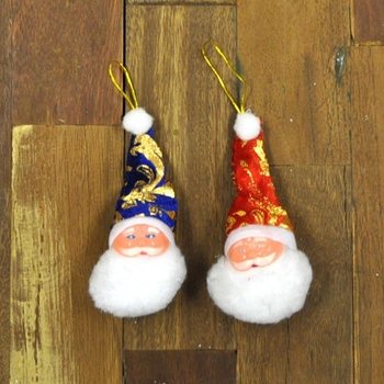 Pequenas Cabeças de Pai Natal (24 un.)