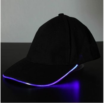 BONÉ LED LUMINOSO / PARTY CAPS - COR: ROXO (12 un.)