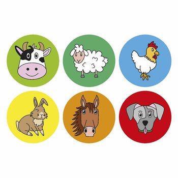 PELUCHE - ANIMAIS DA QUINTA - DIÂMETRO: 10 CM (48 un.)