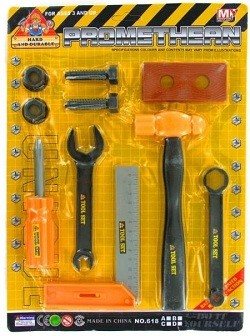 Conjunto de ferramentas de brinquedo (6 peças)
