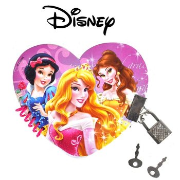 DIÁRIO COM CADEADO PRINCESAS DISNEY (10 un.)