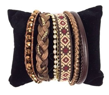 Pulseira Estilo Ibiza Castanha (1 ud.)