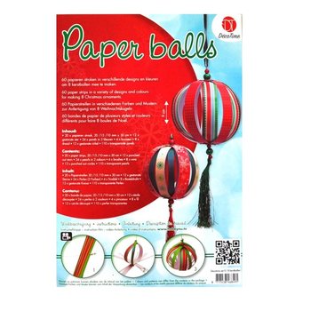 Kit de Artesanato Bolas de Natal Suspensas Grandes (12 un.)