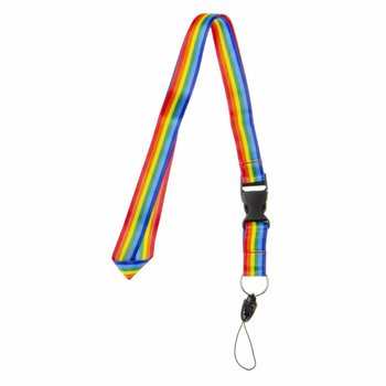 Lanyard / Fita de Pescoço Arco-íris - 50 unidades