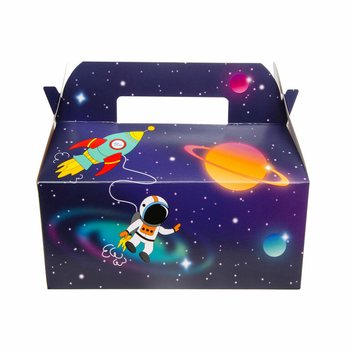Caixas de Menu Infantil Espaço / Space - 22,5 x 12 x 9,5 cm (24 un.)