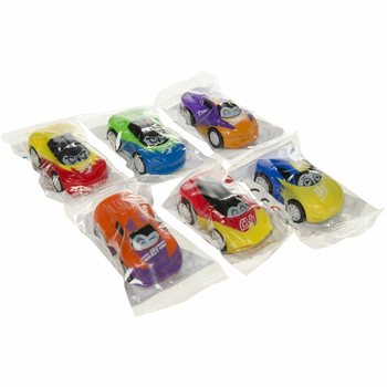 Carros de Corrida de Fric&ccedil;&atilde;o com Olhos - Cores Sortidas (48 un.)