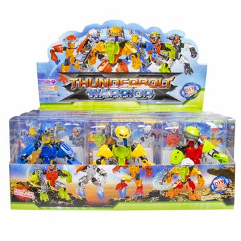 THUNDERBOLT ROBOT WARRIOR FIGURA DE AC&Ccedil;&Atilde;O EM DISPLAY (12 unidades)