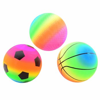 BOLAS DE ARCO-ÍRIS DESIGN MISTO Ø23 Cm (24 un.)