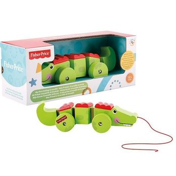 O Meu Primeiro Crocodilo de Madeira Articulado Fisher-Price (2 un.)
